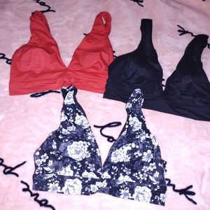 Victoria Secrets Plunge Set of 3 Bralettes